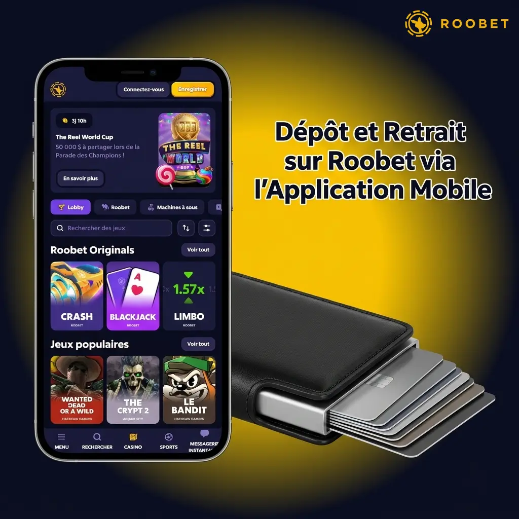 Dépôt et retrait sur Roobet via mobile : guide étape par étape sur iOS et Android