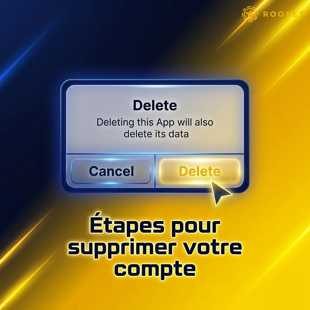 Étapes pour supprimer définitivement un compte Roobet via les paramètres et le support client